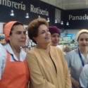 Na terra de Mujica, Dilma vai sozinha ao… supermercado