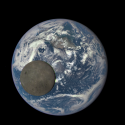 Nasa divulga foto do planeta Terra visto a partir do lado negro da lua