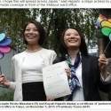 Município japonês emite primeiros certificados de união homossexual