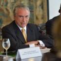 “Não tive a satisfação de acompanhar o discurso”, diz Temer sobre fala de Dilma