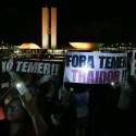 Manifestantes vão a Brasília protestar contra o golpe