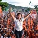 Filha de ex-ditador do Peru deve vencer primeiro turno das eleições presidenciais