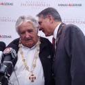 Mujica encabeça ato contra impeachment em Minas Gerais