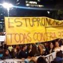 Mulheres voltam a protestar em São Paulo contra o estupro