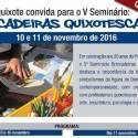 Projeto Quixote promove seminário ao completar 20 anos