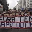 Manifestações “Fora Temer” e contra a PEC 55 se espalham pelo País